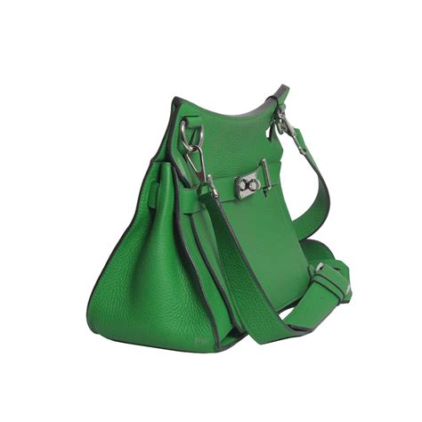 bolsa hermes verde|Hermes pre owned handbags.